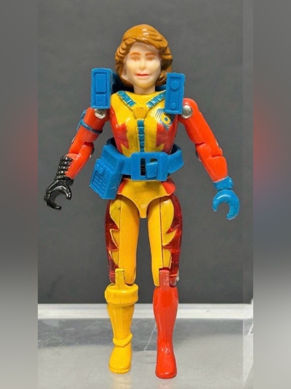 Vintage 1986 Bionic Six HELEN (Mother-1) Die-Cast Figure LJN Complete